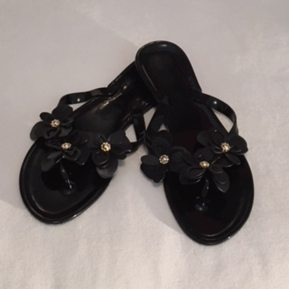 Shoes - Ladies Flower Jelly Sandal